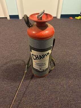 Vintage Chapin No. 135 Compressed Air Sprayer Galvanized Steel Pump